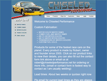 Tablet Screenshot of chiseledperformance.net